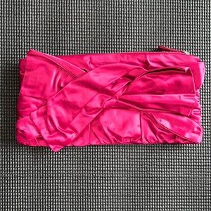 BEBE Fuschia clutch